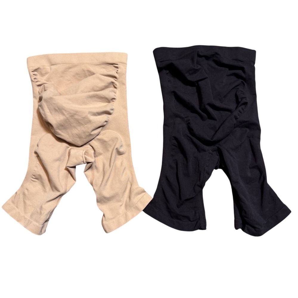 BUNDLE**SKIMS Maternity Sculpting Short Mid Thigh Size L-XL - Picture 2 of 7